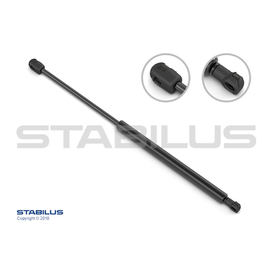 5904QC - Gas Spring, bonnet 