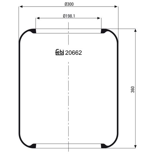 20662 - Boot, air suspension 