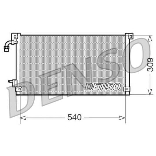 DCN21004 - Condenser, air conditioning 