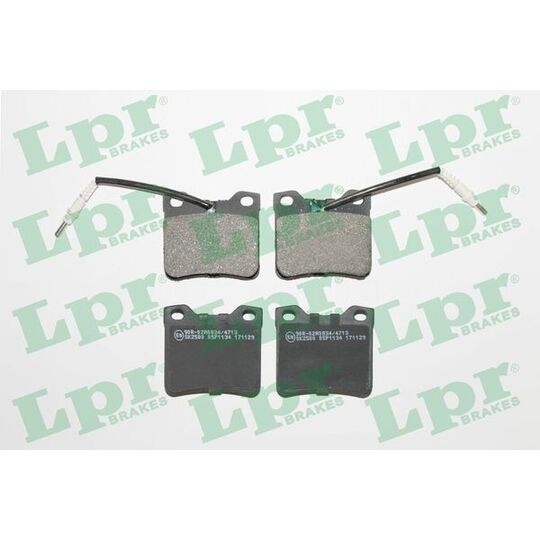 05P1134 - Brake Pad Set, disc brake 