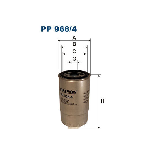 PP 968/4 - Fuel filter 