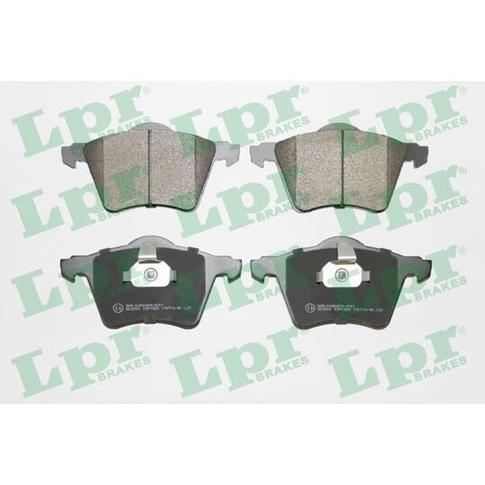 05P1525 - Brake Pad Set, disc brake 