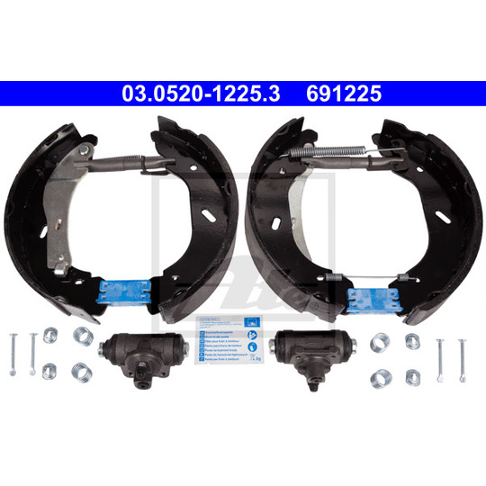 03.0520-1225.3 - Brake Shoe Set 