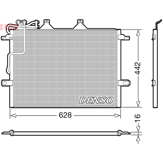 DCN17018 - Condenser, air conditioning 