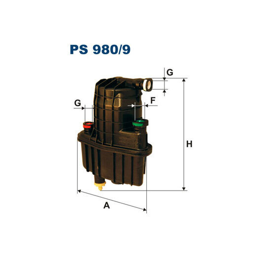 PS 980/9 - Polttoainesuodatin 