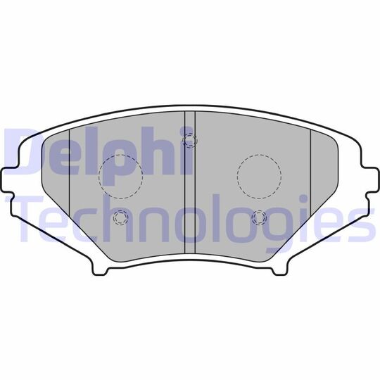 LP1867 - Brake Pad Set, disc brake 