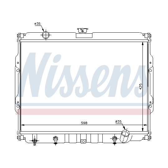 67047 - Radiator, engine cooling 