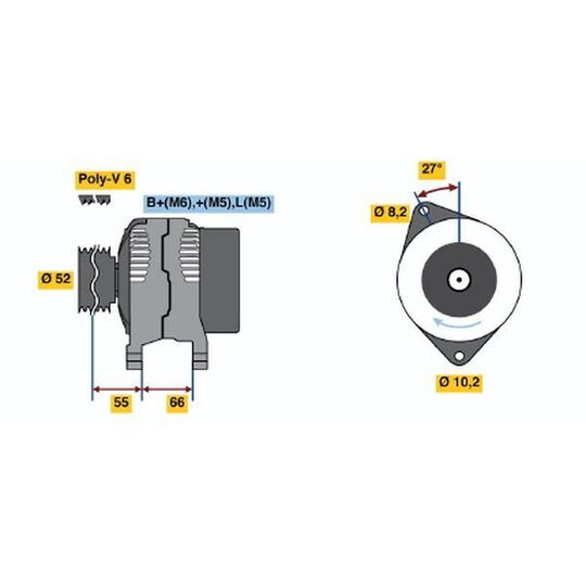 0 986 041 431 - Generator 