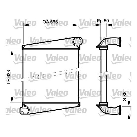 818879 - Intercooler, charger 