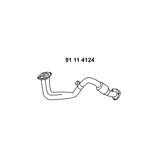 91 11 4124 - Exhaust pipe 