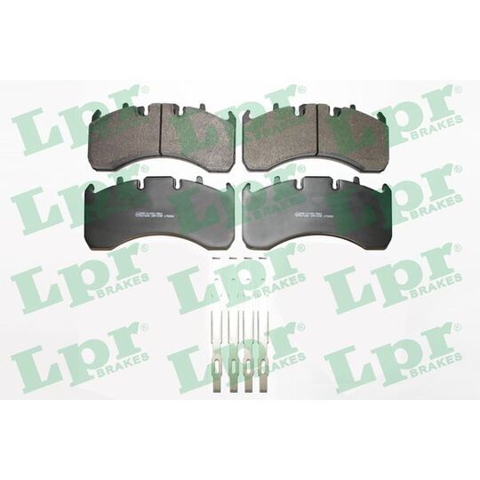 05P1539 - Brake Pad Set, disc brake 