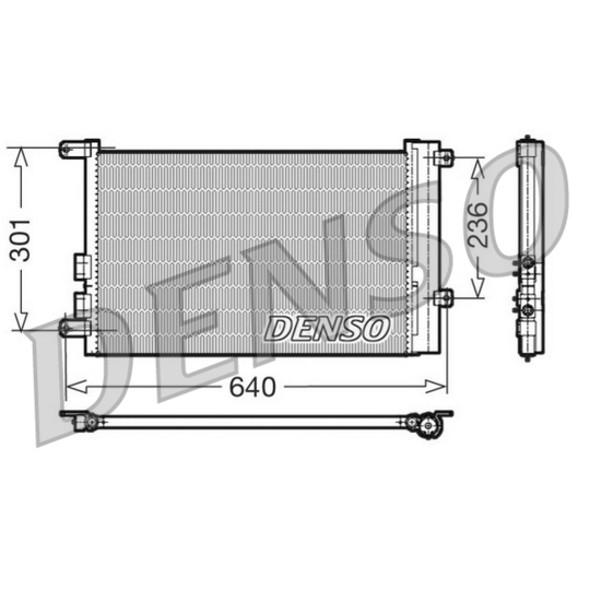 DCN01016 - Condenser, air conditioning 