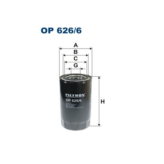 OP 626/6 - Oil filter 