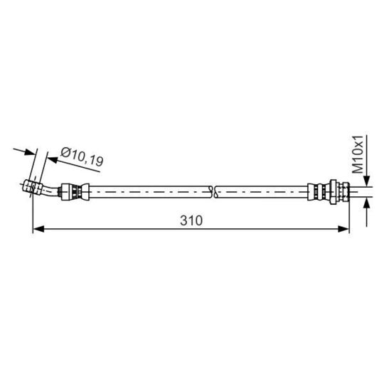 1 987 481 416 - Brake Hose 