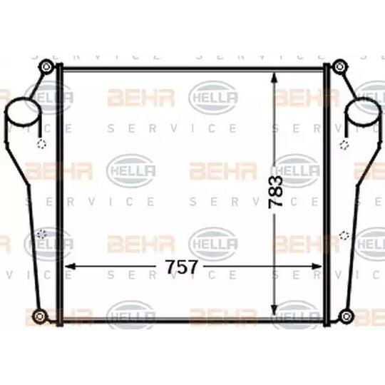 8ML 376 727-541 - Kompressoriõhu radiaator 