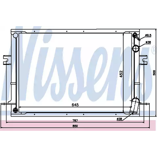 62289 - Radiator, engine cooling 