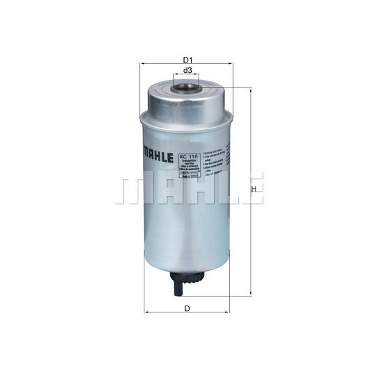 KC 116 - Fuel filter 