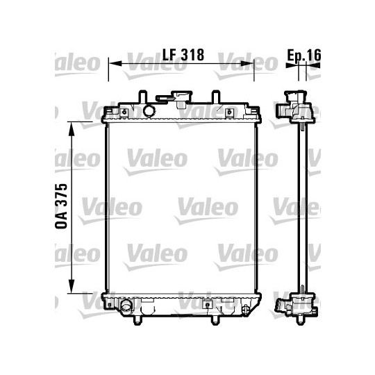 734105 - Radiaator, mootorijahutus 