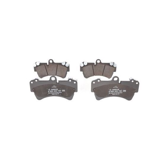 0 986 424 739 - Brake Pad Set, disc brake 