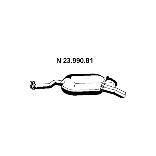 23.990.81 - End Silencer 