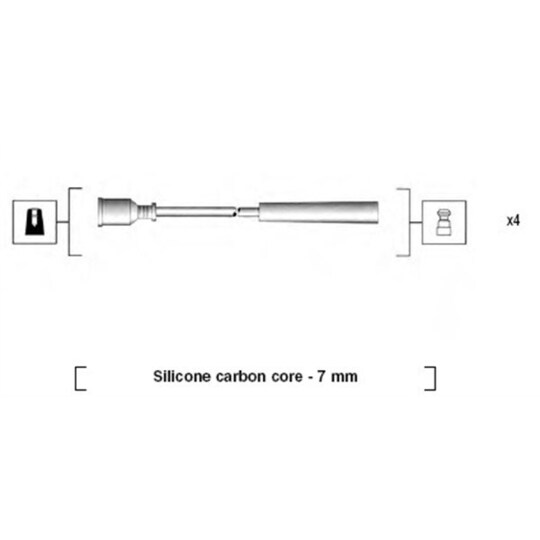 941295080880 - Ignition Cable Kit 