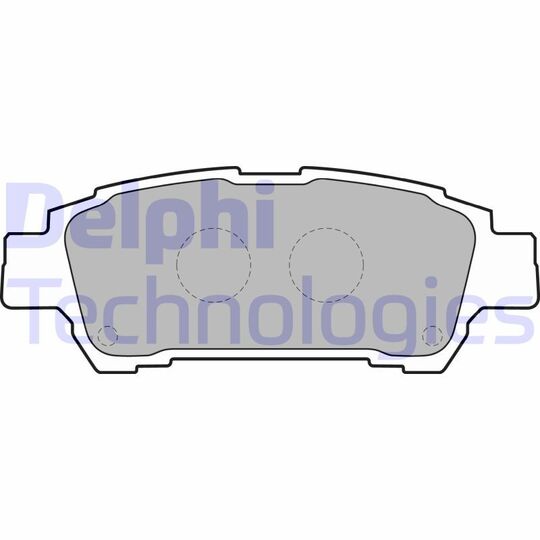 LP1710 - Brake Pad Set, disc brake 