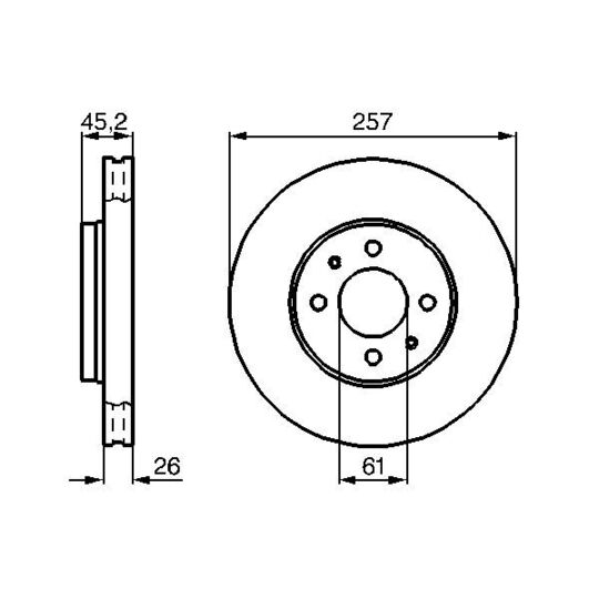 0 986 478 835 - Brake Disc 