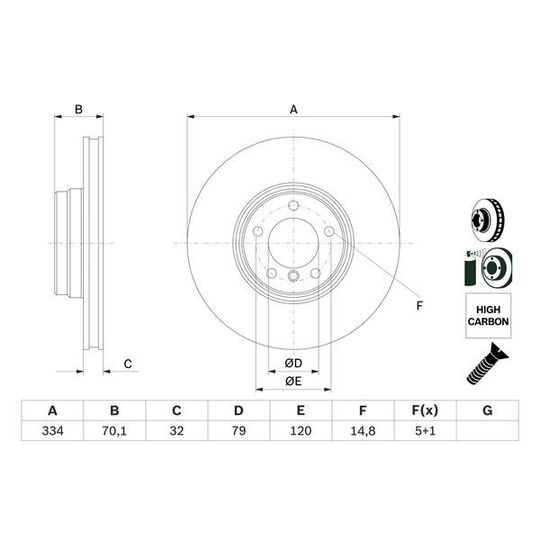 0 986 478 623 - Brake Disc 