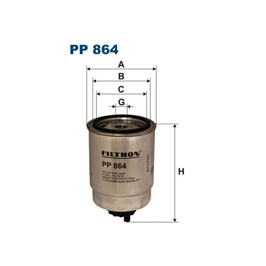 PP 864 - Kütusefilter 
