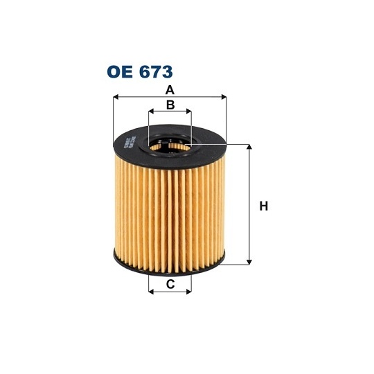 OE 673 - Oil filter 