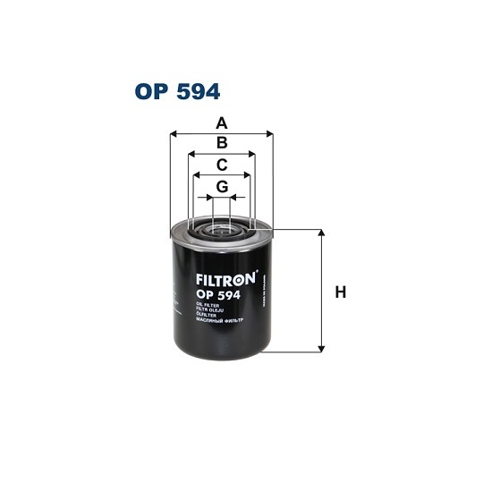 OP 594 - Oil filter 
