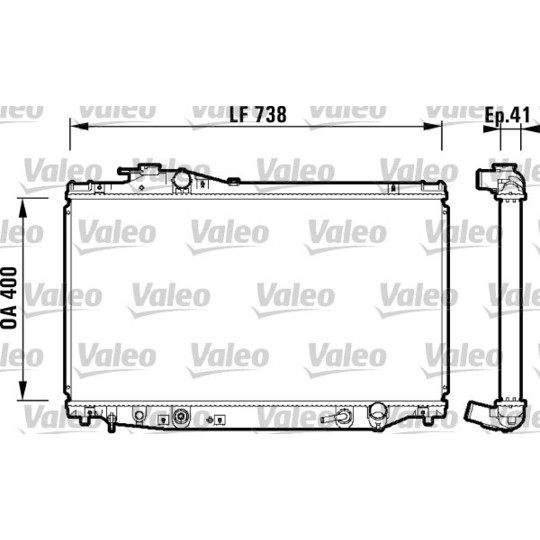 734175 - Radiator, engine cooling 