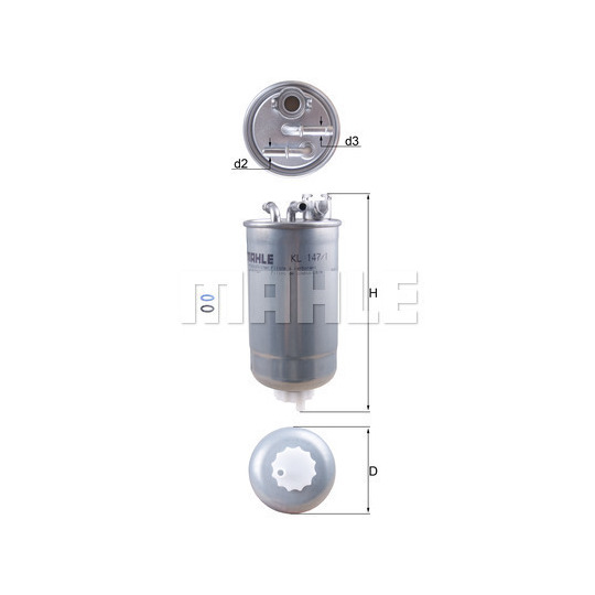 KL 147/1D - Fuel filter 