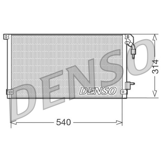 DCN21003 - Condenser, air conditioning 