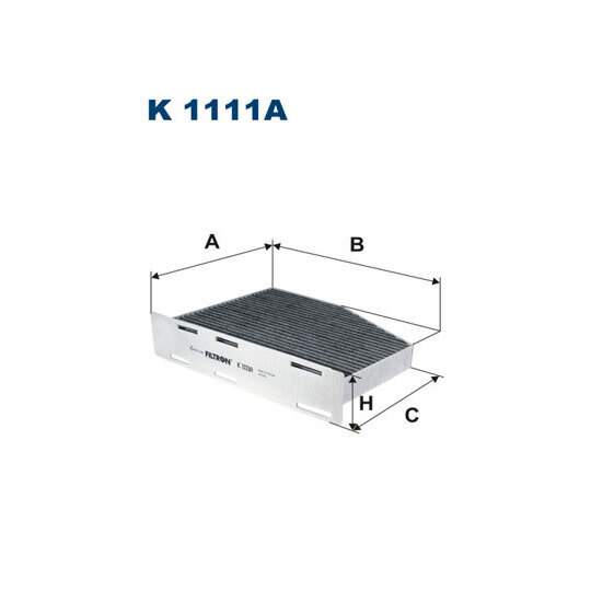 K 1111A - Filter, kupéventilation 
