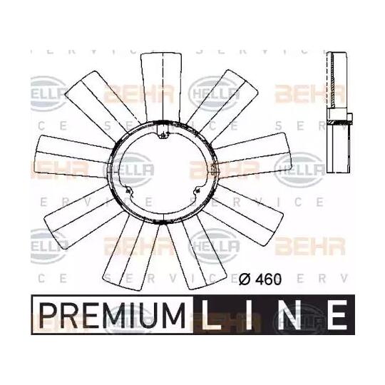 8MV 376 733-171 - Fan Wheel, engine cooling 