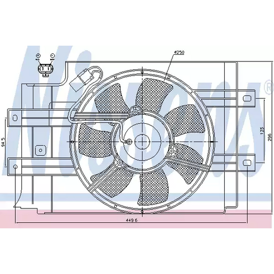 85594 - Fan, radiator 