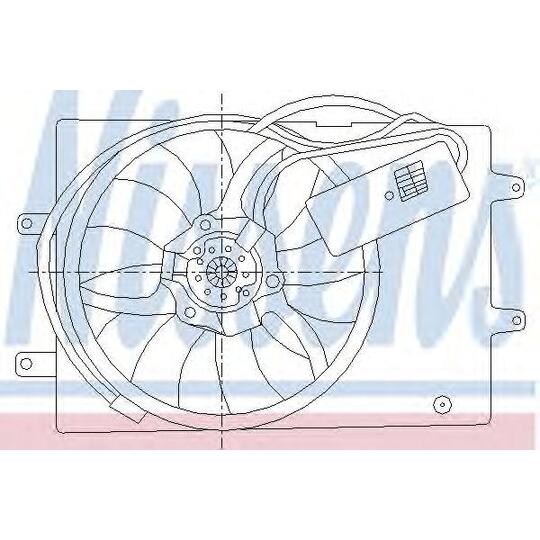 85429 - Ventilaator, mootorijahutus 