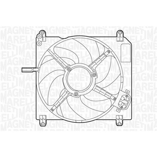 069422029010 - Fan, radiator 
