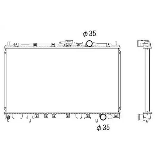 53299 - Radiator, engine cooling 