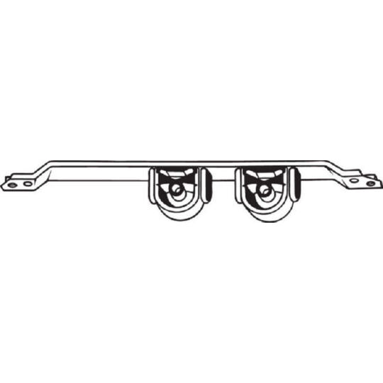 255-772 - Rubber Strip, exhaust system 