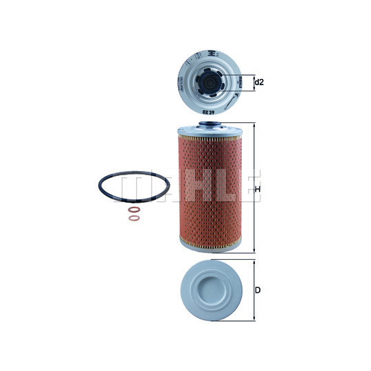 OX 39D - Oil filter 