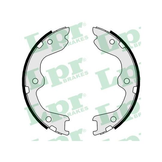 09740 - Brake Shoe Set, parking brake 