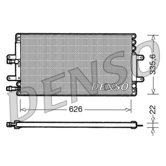 DCN23001 - Condenser, air conditioning 