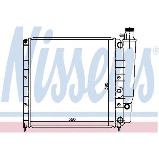 63861 - Radiator, engine cooling 