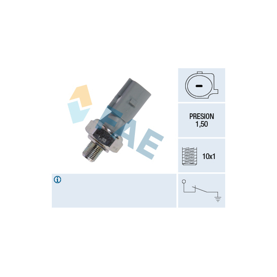 12840 - Oil Pressure Switch 