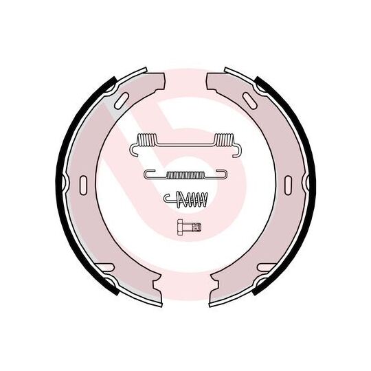 S 50 507 - Piduriklotside komplekt, seisupidur 