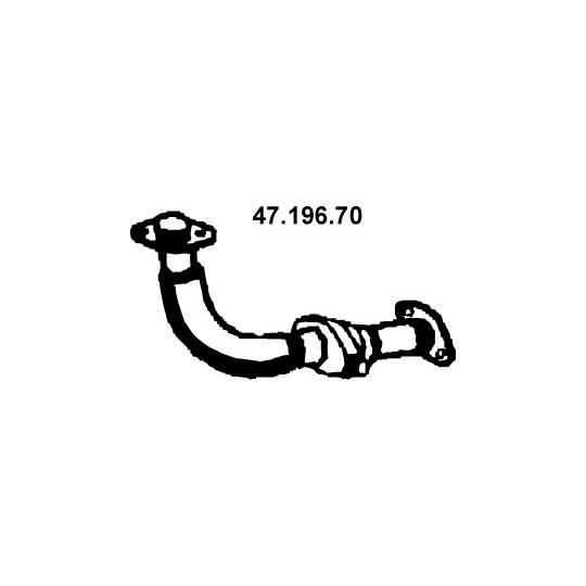 47.196.70 - Exhaust pipe 