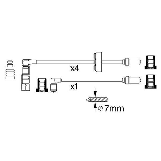 0 356 912 828 - Süütesüsteemikomplekt 