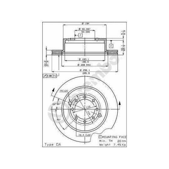 09.3797.10 - Brake Disc 